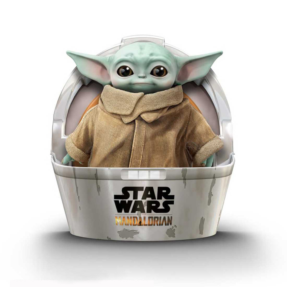 The Mandalorian The Child Star Wars UK! Baby Yoda 11-Inch Plush Toy Figure 