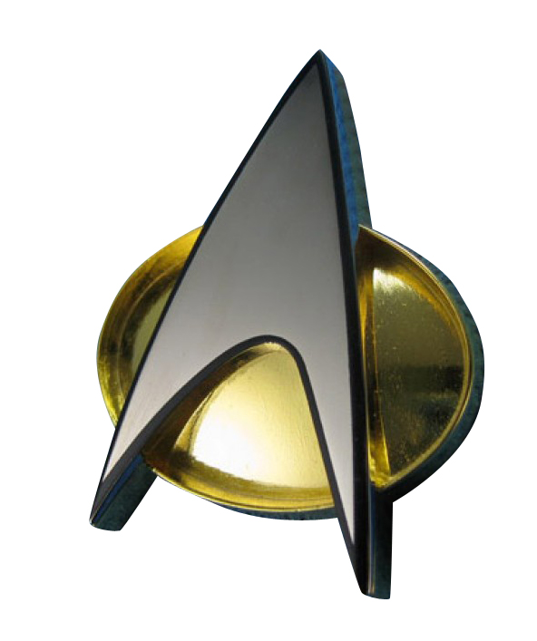 Star Trek: Star Trek: The Next Generation: Replica: Communicator Badge from Star  Trek: The Next Generation UK and Worldwide Cult  Entertainment Megastore