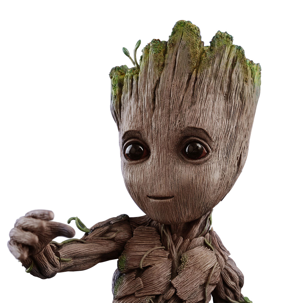 Hot Toys: Hot Toys: Marvel: Guardians Of The Galaxy Vol. 2: Action Figure:  Life Sized Baby Groot @  - UK and Worldwide Cult  Entertainment Megastore
