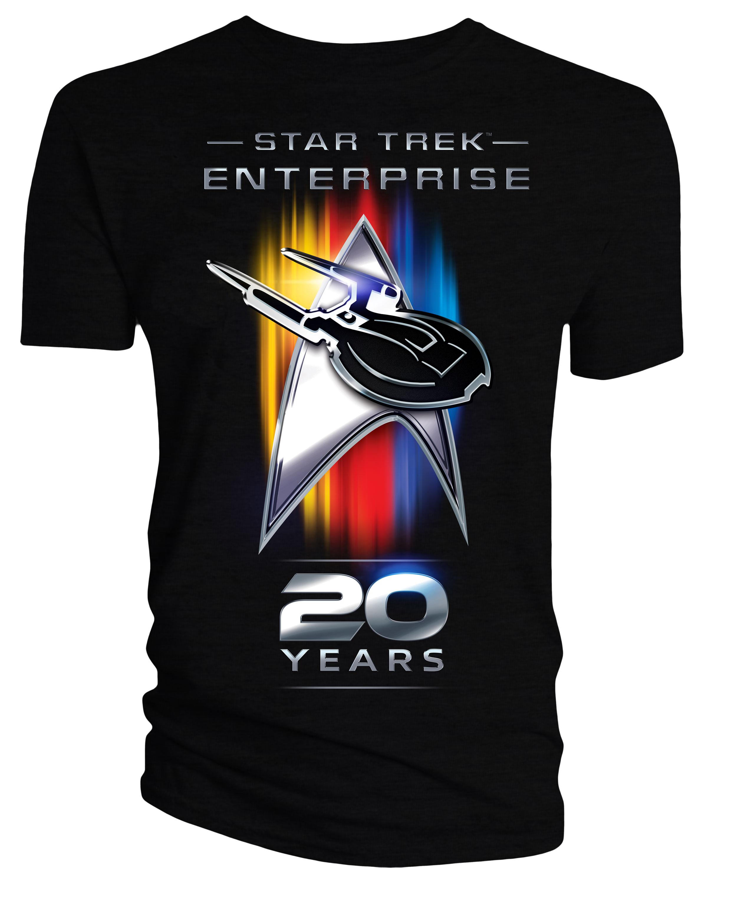 Forbidden Originals: Star Trek: Star Trek: Enterprise: T-Shirt: 20th Anniversary @ ForbiddenPlanet.com - UK and Worldwide Entertainment Megastore