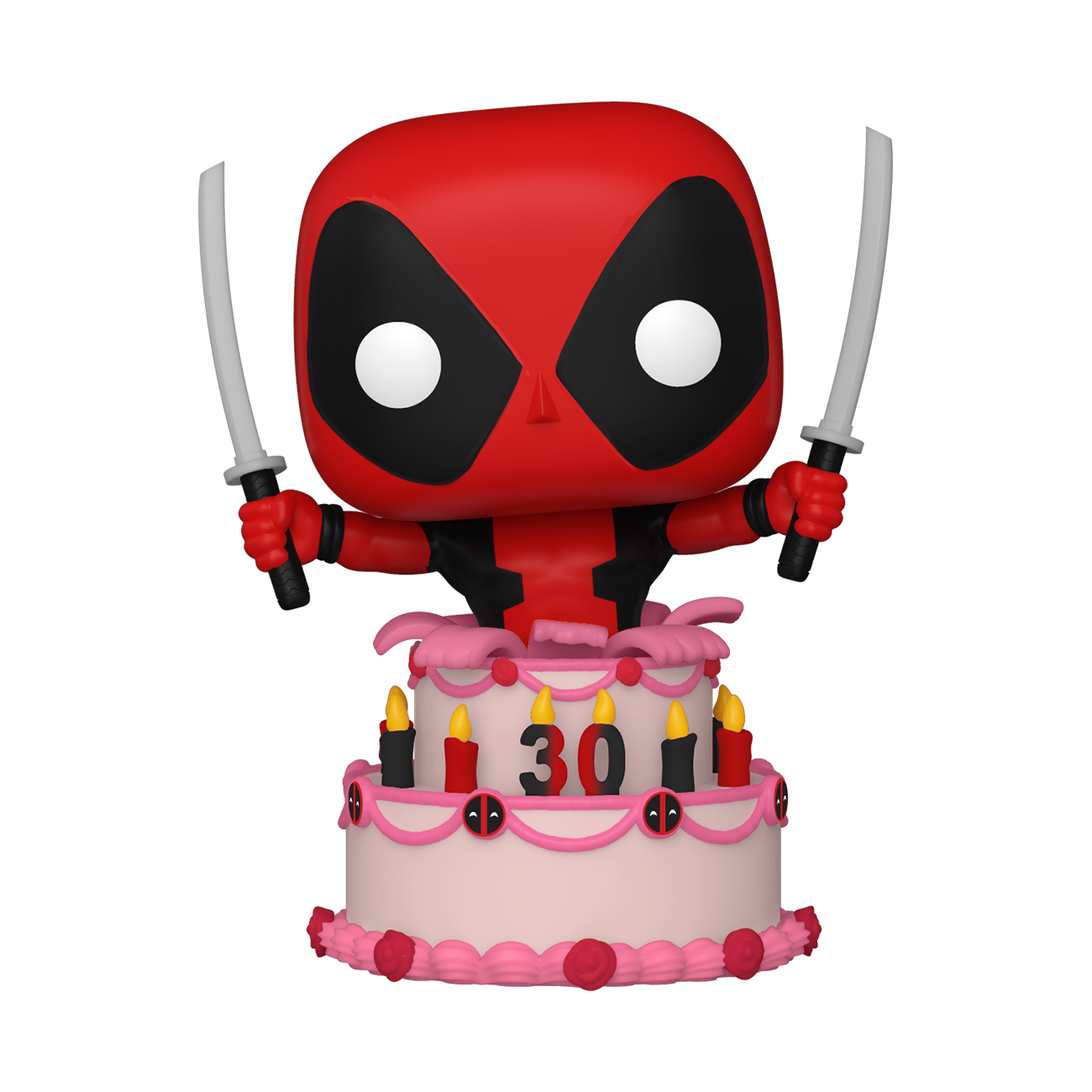 Deadpool: Pop! Vinyl Figure: Deadpool In Cake (30th Anniversary)
