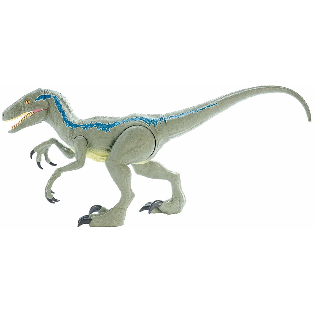 Jurassic World Super Colossal Velociraptor Blue Toy Dinosaur Argos
