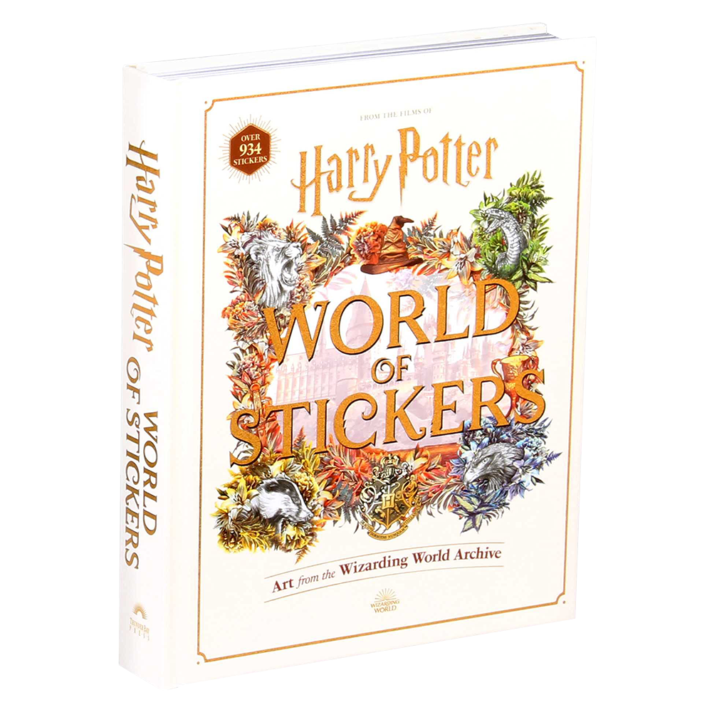 Harry Potter World of Stickers - by Editors of Thunder Bay Press (Hardcover)