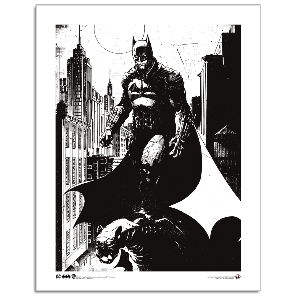Forbidden Planet Originals: DC: The Batman: Movie Collection: Art Print:  Poster By Jim Lee from The Batman @  - UK and Worldwide  Cult Entertainment Megastore