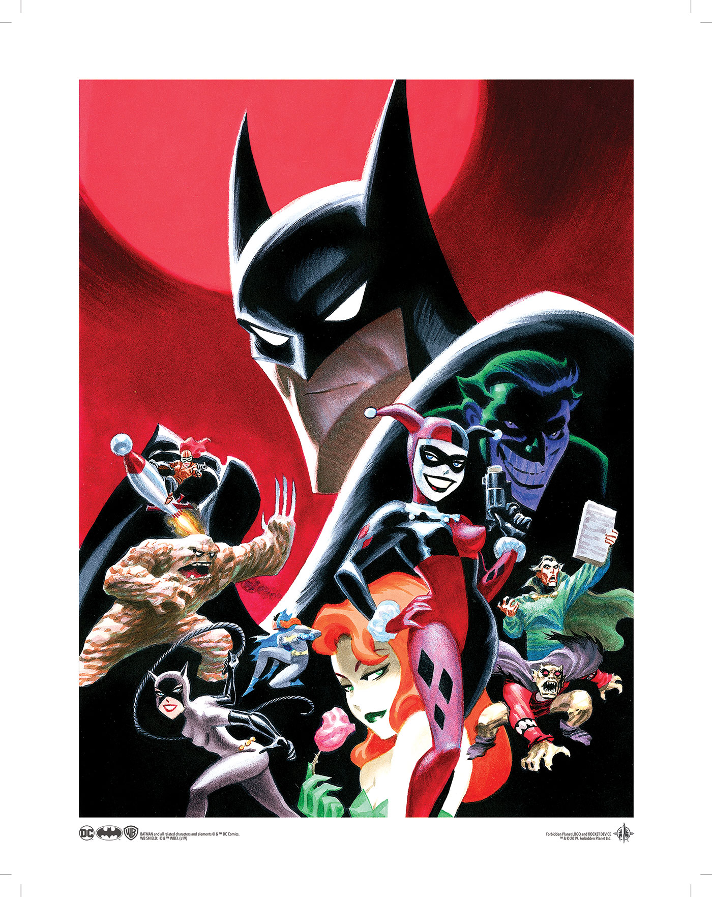 Forbidden Planet Originals: DC: Batman: The Animated Series: Art Print:  Villains @  - UK and Worldwide Cult Entertainment  Megastore