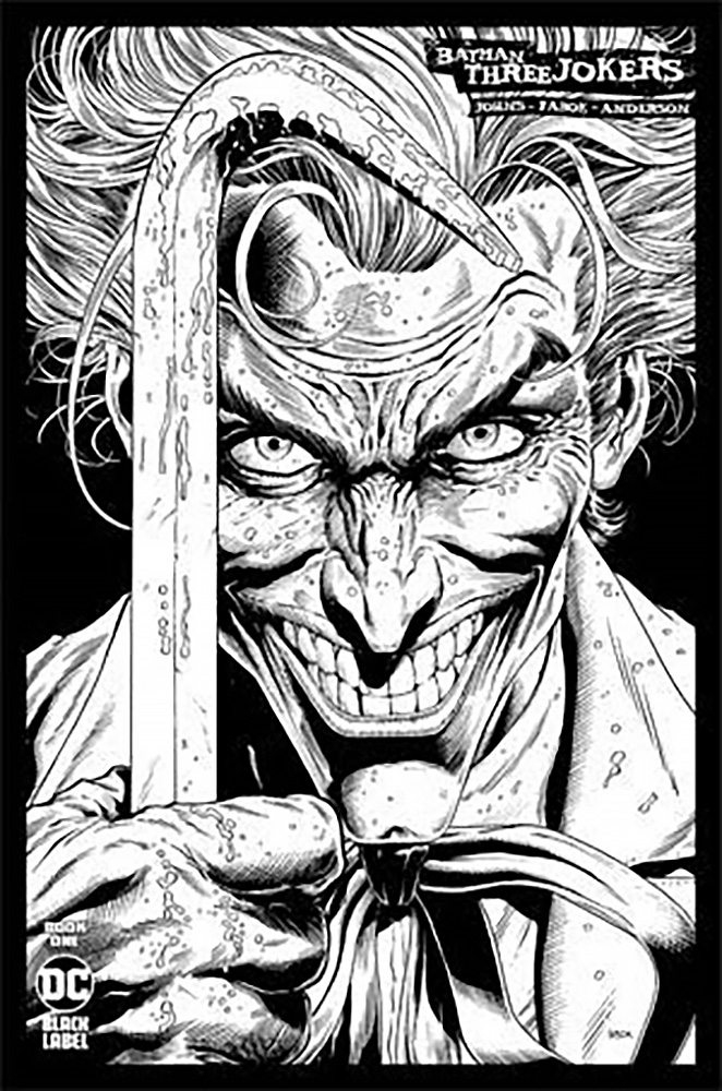 DC: Batman: Three Jokers #1 (Jason Fabok Black & White Variant) from Batman:  Three Jokers by Geoff Johns published by DC Comics @  -  UK and Worldwide Cult Entertainment Megastore