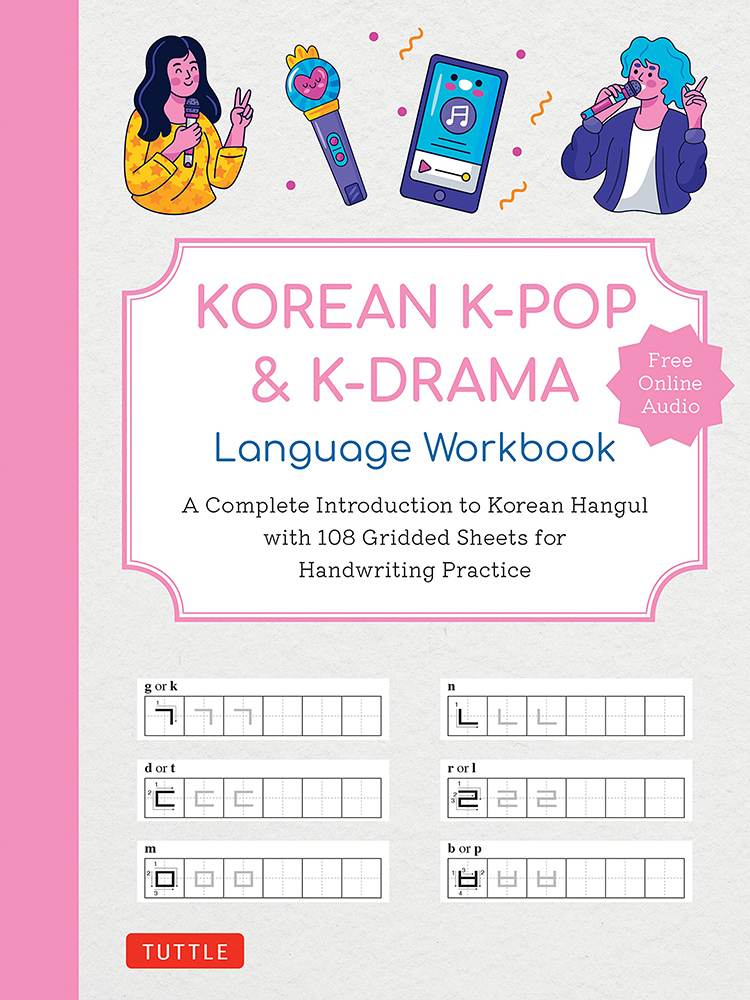 Korean K-Pop  K-Drama: Language Workbook by Tuttle Studio published by  Tuttle Publishing UK and Worldwide Cult  Entertainment Megastore