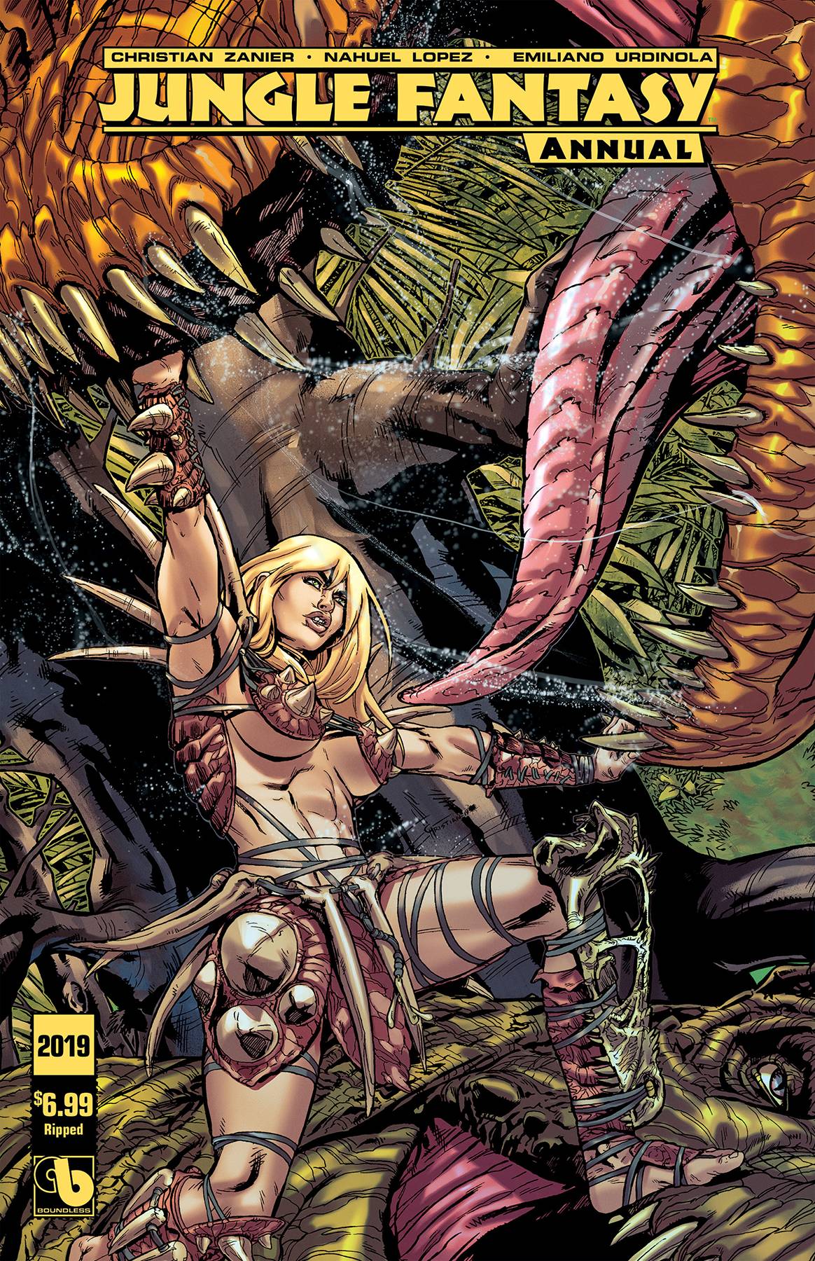 Jungle Fantasy: Annual 2019 (Ripped) by Emiliano Urdinola published by  Boundless Comics @ ForbiddenPlanet.com - UK and Worldwide Cult  Entertainment Megastore