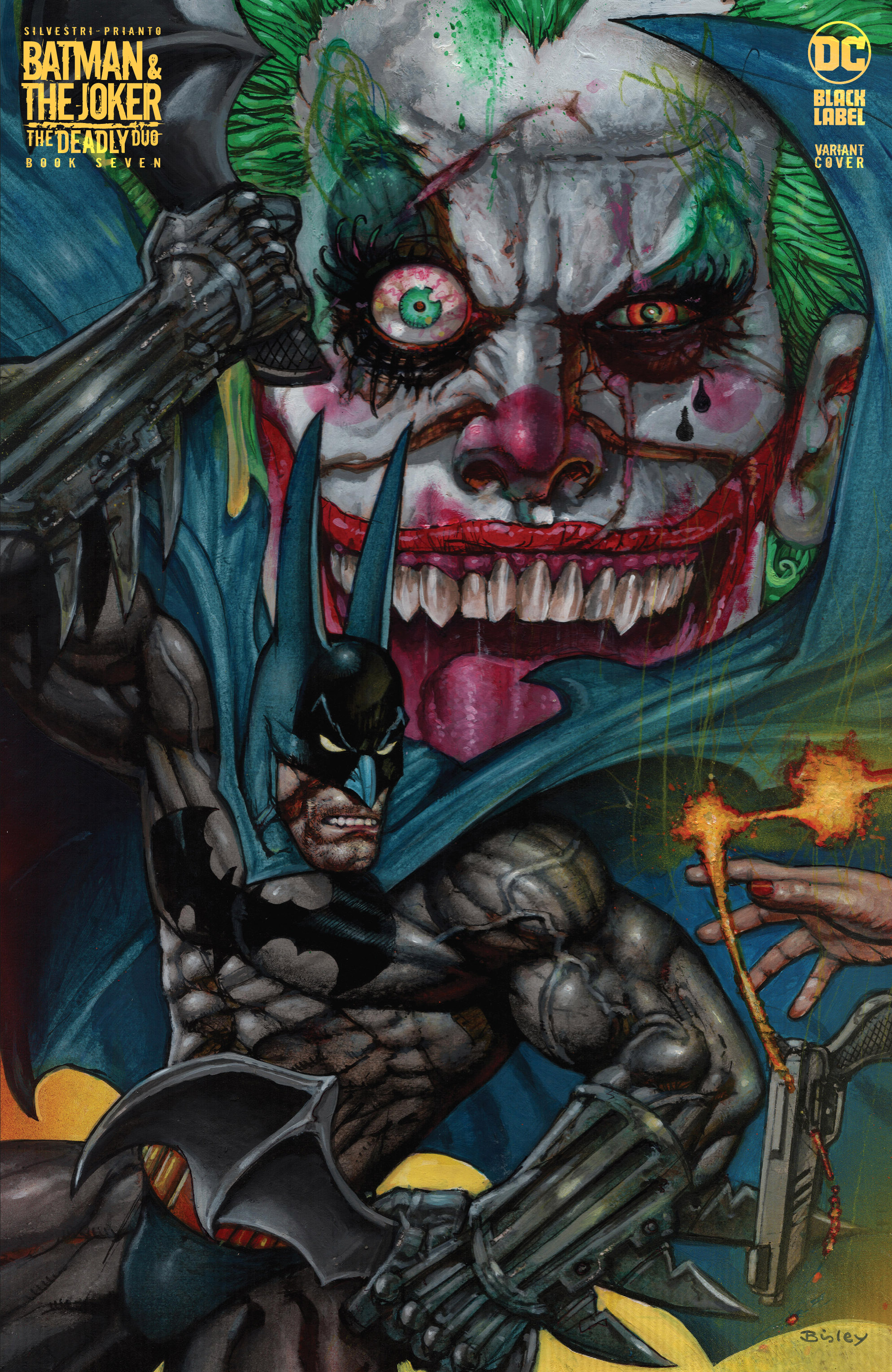 DC: Batman & The Joker: The Deadly Duo #7 (Cover B Simon Bisley Batman &  Joker Card Stock Variant) from Batman & The Joker: The Deadly Duo by Marc  Silvestri published by
